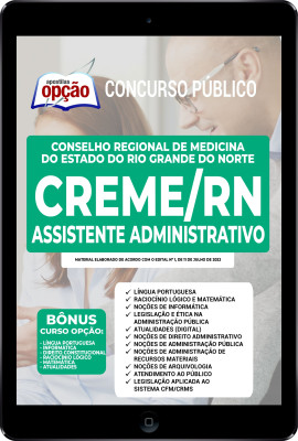 apostila-creme-rn-pdf-assistente-administrativo-2022