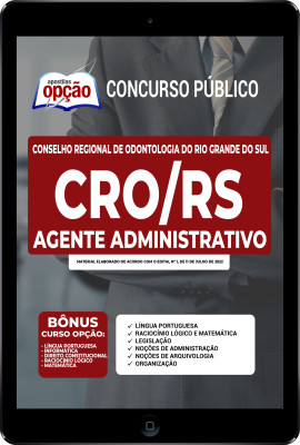 apostila-cro-rs-pdf-agente-administrativo-2022