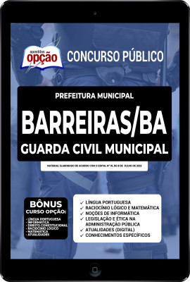 apostila-prefeitura-de-barreiras-pdf-guarda-civil-municipal-2022