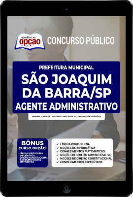 apostila-prefeitura-de-sao-joaquim-da-barra-pdf-agente-administrativo-2022