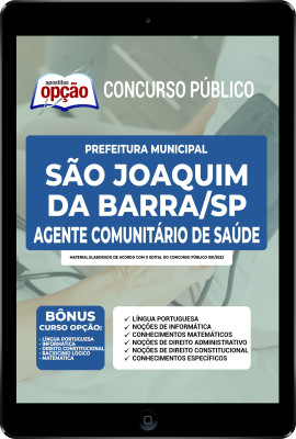 apostila-prefeitura-de-sao-joaquim-da-barra-pdf-agente-comunitario-de-saude-2022