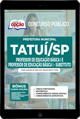 apostila-prefeitura-de-tatui-pdf-professor-de-educacao-basica-i-2022