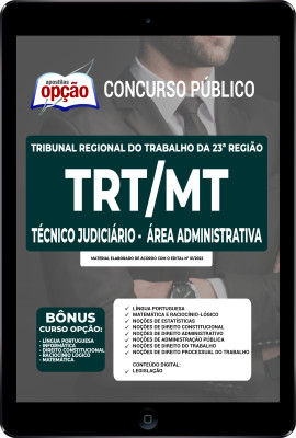 apostila-trt-mt-pdf-tecnico-judiciario-area-administrativa-2022