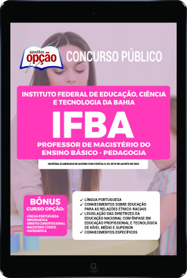 apostila-ifba-pdf-professor-de-magisterio-pedagogia-2022