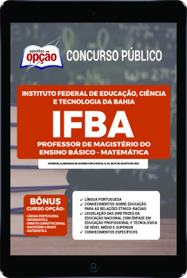 apostila-ifba-pdf-professor-de-matematica-2022