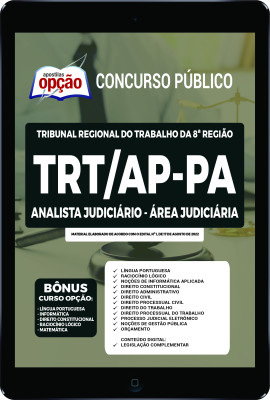 apostila-trt-ap-pa-pdf-analista-judiciario-area-judiciaria-2022