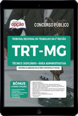 apostila-trt-mg-pdf-tecnico-judiciario-area-administrativa-2022