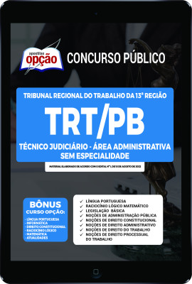 apostila-trt-pb-pdf-tecnico-judiciario-area-administrativa-2022