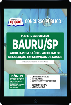 apostila-prefeitura-de-bauru-pdf-auxiliar-em-saude-auxiliar-de-regulacao-2022