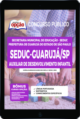 apostila-seduc-guaruja-pdf-auxiliar-de-desenvolvimento-infantil-2022