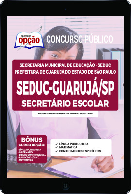 apostila-seduc-guaruja-pdf-secretario-escolar-2022