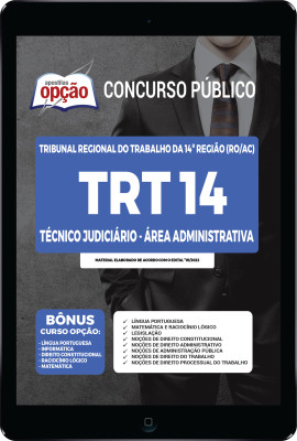 apostila-trt-14-pdf-tecnico-judiciario-area-administrativa-2022