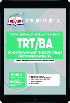 apostila-trt-ba-pdf-tecnico-judiciario-enfermagem-2022