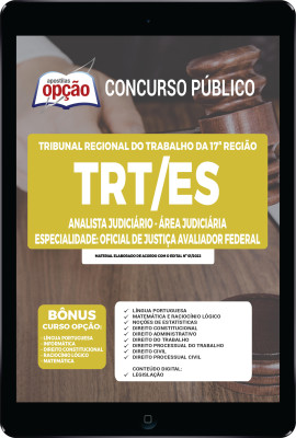 apostila-trt-es-pdf-analista-judiciario-area-judiciaria-oficial-de-justica-2022