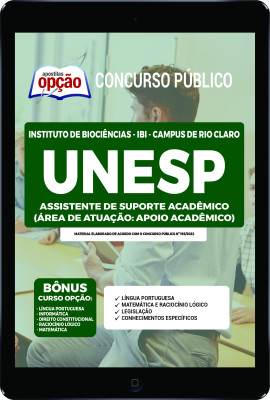 apostila-unesp-campus-rio-claro-pdf-assistente-suporte-academico-ii-2022