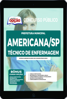 apostila-prefeitura-de-americana-pdf-tecnico-de-enfermagem-2022