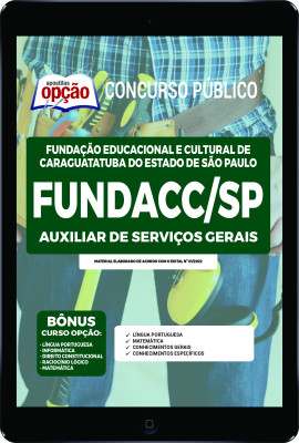 apostila-fundacc-pdf-auxiliar-de-servicos-gerais-2022