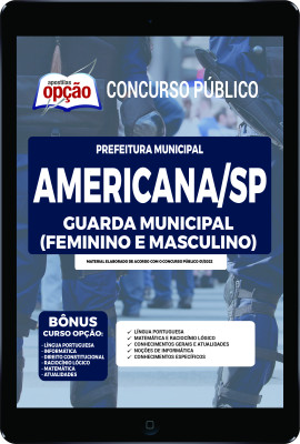 apostila-prefeitura-de-americana-pdf-guarda-municipal-2022