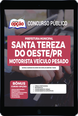 apostila-prefeitura-de-santa-tereza-do-oeste-pdf-motorista-veiculo-pesado-2022