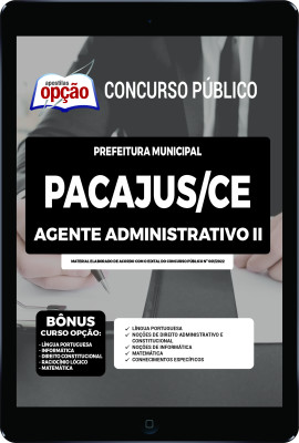 apostila-prefeitura-de-pacajus-pdf-agente-administrativo-ii-2023