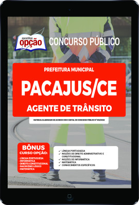 apostila-prefeitura-de-pacajus-pdf-agente-de-transito-2023