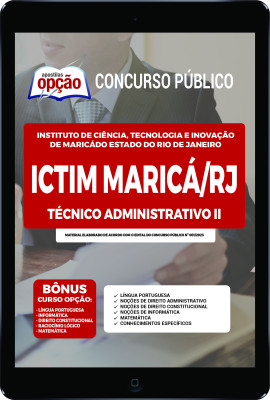 apostila-ictim-marica-pdf-tecnico-administrativo-ii-2023