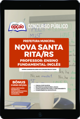 apostila-prefeitura-de-nova-santa-rita-pdf-professor-de-ingles-2023