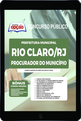 apostila-prefeitura-de-rio-claro-pdf-procurador-do-municipio-2023