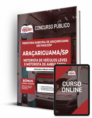 apostila-prefeitura-de-aracariguama-motorista-veiculos-leves-ambulancia-2023