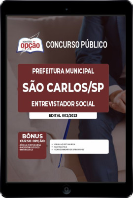 apostila-prefeitura-de-sao-carlos-pdf-entrevistador-social-2023