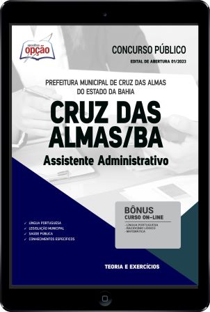 apostila-prefeitura-de-cruz-das-almas-ba-2023-assistente-administrativo