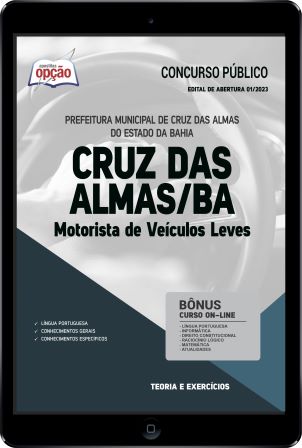 apostila-prefeitura-de-cruz-das-almas-ba-2023-pdf-motorista-de-veiculos-leves