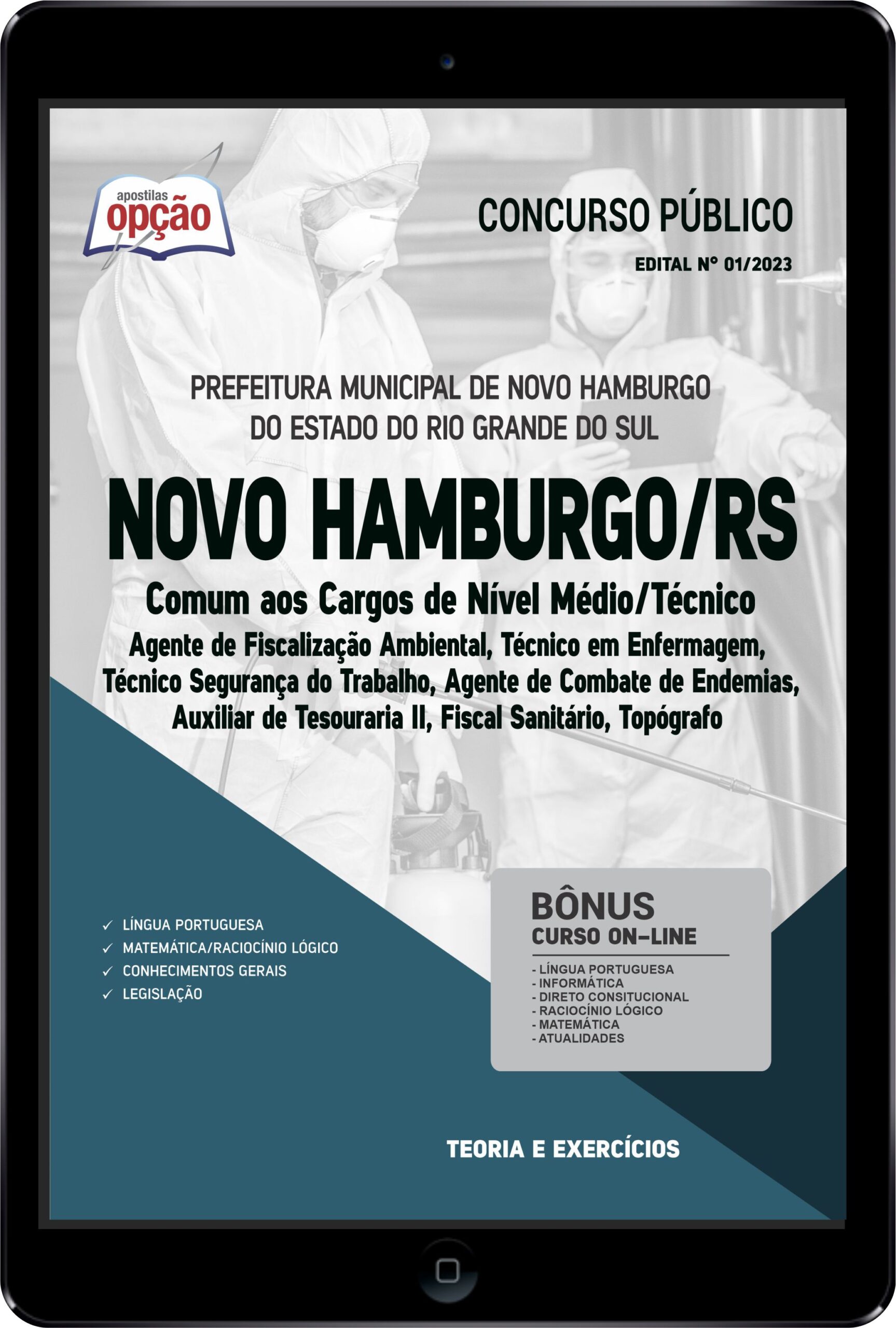 Apostila Prefeitura De Novo Hamburgo PDF Médio/Técnico 2023 - Download ...