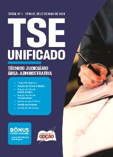 apostila-tse-tecnico-judiciario-area-administrativa-2024