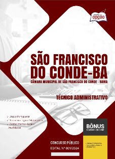 apostila-camara-de-sao-francisco-do-conde-tecnico-administrativo-2024