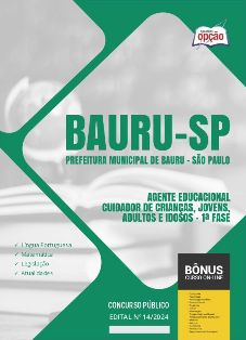 apostila-prefeitura-de-bauru-agente-educacional-2024