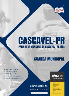 apostila-prefeitura-de-cascavel-guarda-municipal-2024