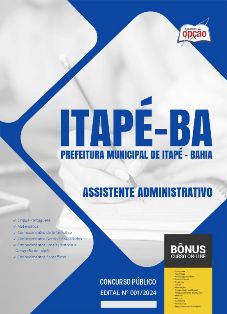 apostila-prefeitura-de-itape-assistente-administrativo-2024