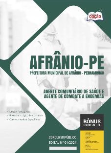 apostila-prefeitura-de-afranio-agente-comunitario-de-saude-agente-comunitario-de-endemias-2024