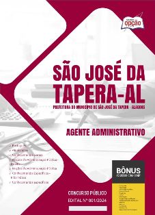 apostila-prefeitura-de-sao-jose-da-tapera-agente-administrativo-2024