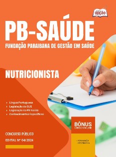 apostila-fundacao-pb-saude-pdf-nutricionista-2024