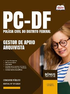 apostila-pcdf-pdf-gestor-atividades-policiais-civis-arquivista-2024