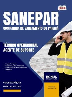 apostila-sanepar-pdf-tecnico-operacional-agente-de-suporte-2024