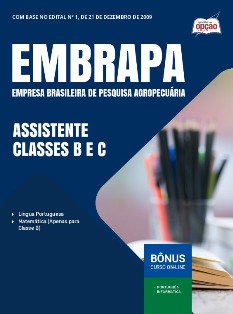 apostila-embrapa-pdf-assistente-classes-b-c-2025