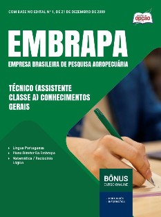 apostila-embrapa-pdf-tecnico-assistente-classe-a-2025