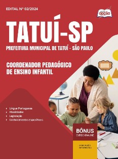 apostila-prefeitura-de-tatui-pdf-coordenador-pedagogico-de-ensino-infantil-2024