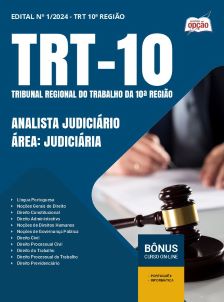 apostila-trt-10-pdf-analista-judiciario-area-judiciaria-2025