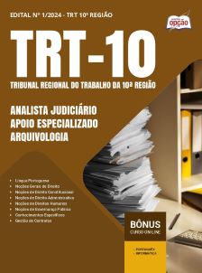 apostila-trt-10-pdf-analista-judiciario-arquivologia-2025