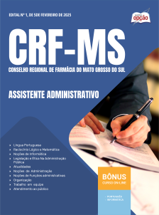 apostila-crf-ms-pdf-assistente-administrativo-2025