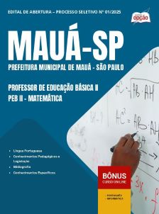 apostila-prefeitura-de-maua-pdf-professor-de-educacao-basica-ii-matematica-2025